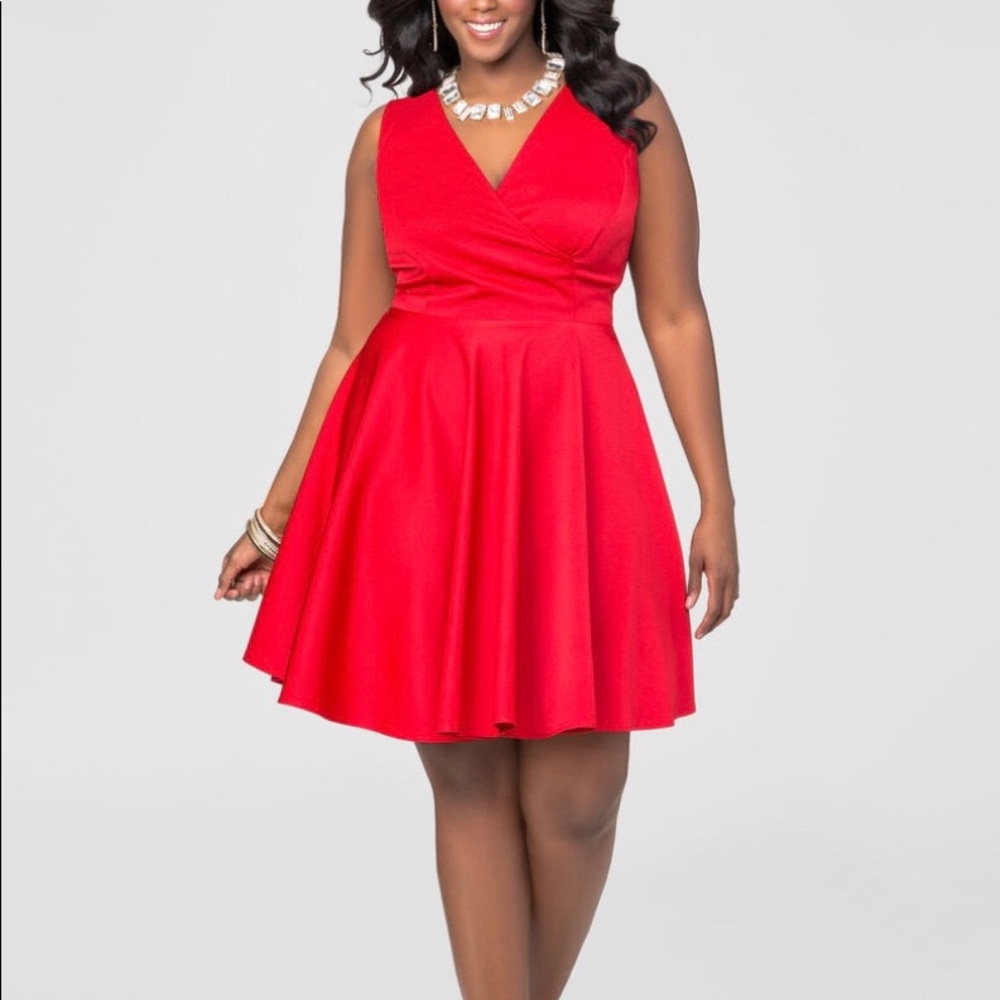 Cherry red dress